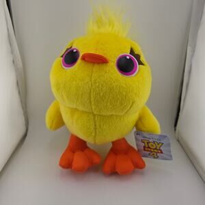 Disney Pixar Toy Story 4 Ducky Plush Toy 8 Inch Yellow - Scratch on Eye See Phot